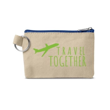 Cotton Id Holder And Coin Pouch