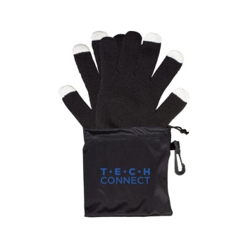 Touchscreen-friendly Gloves In Pouch