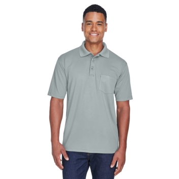 Ultraclub Adult Cool & Dry Mesh Piqué polo With Pocket