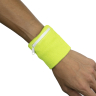 11. Zipper Sports Wristband Wallet Pouch Lime Green - Sweatband
