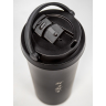 05_17 Oz. Laser Engraved Travel Coffee Tumblers With Handle - Stainless Steel