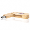 Custom Wood Swivel USB Flash Drives - Swivel