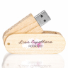 Custom Wood Swivel USB Flash Drives - Wood Usb