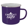 16 Oz Enamel Metal Mugs - Purple - Enamel Mugs