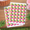 Round Custom Lip Balm Label Sheets - Tin Container
