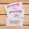 Custom Traditional White Cup Sleeves - Paper Cup Sleeves