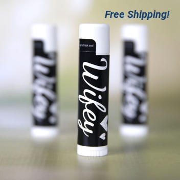 Natural Beeswax Lip Balm - One Imprint Color