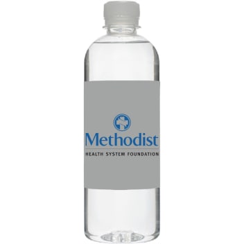 16.9 Oz Short Bullet Custom Label Bottled Water