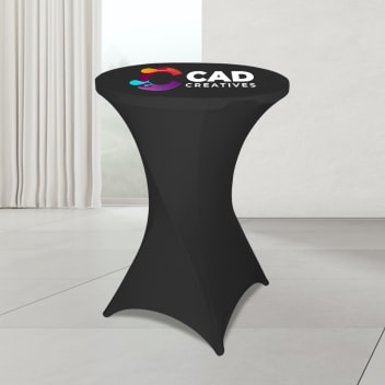 3ft Stretch Spandex Round Cocktail Table Cover