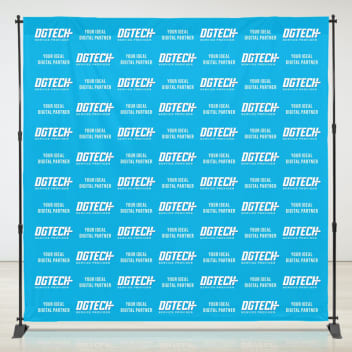 8ft X 8ft Step & Repeat Fabric Banner