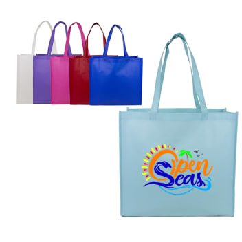 Full Color Cosmo Large Matte Laminated Tote Bags