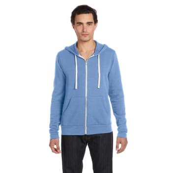 Bella Unisex Triblend Sponge Fleece Full-zip Hoodie