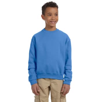 Jerzees Youth 8 Oz., 50/50 Nublend&reg; Fleece Crew
