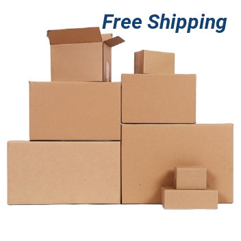 10 X 10 X 10 Inch Corrugated Boxes - Blank