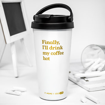 17 Oz. Custom Printed Travel Coffee Tumblers With Handle