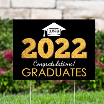 2022 Congrats Graduates Yard Signs