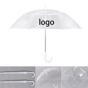 37 Inch Custom Outdoor Clear Umbrellas