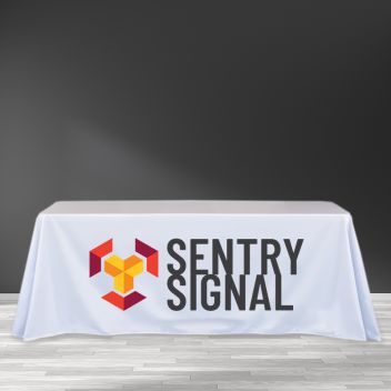 8ft Trade Show Table Cover - Full Color Imprint