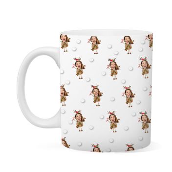 Custom Christmas Reindeer Mug