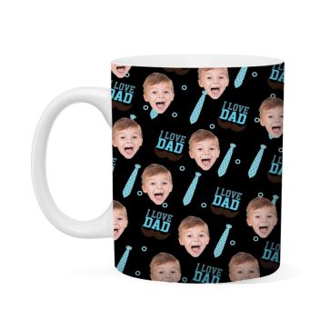 Custom I Love Dad Mug