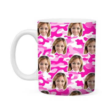 Custom Pink Camo Mug