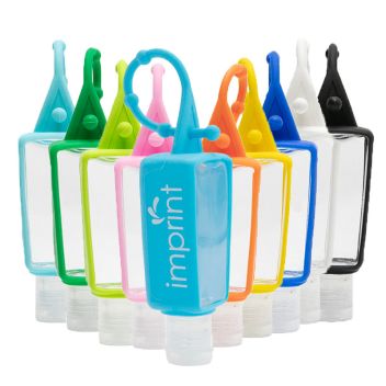 Custom Silicone Bottle Holders For 1oz Hand Sanitizers