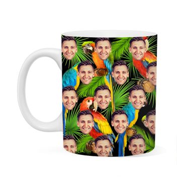 Custom Tropical Birds Mug