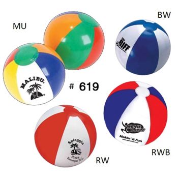 Inflatable Beach Ball 619 - 16"