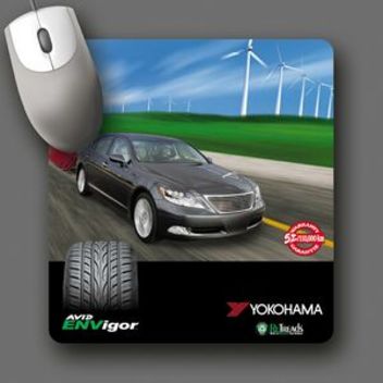Retreads (r) Recycled Tire Mouse Pad