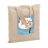 15 x 15 Inch Full Color Cotton Canvas Tote Bags - Budget Shopper