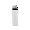 Solid Colored Standard Flint Cigarette Lighters - White - Lighters