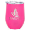 12 Oz. Laser Engraved Stainless Steel Wine Tumblers Pink - Tumbler