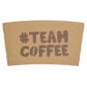 Custom Traditional Natural Kraft Cup Sleeves - Paper Cup Sleeves