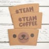 Custom Traditional Natural Kraft Cup Sleeves - Paper Cup Sleeves