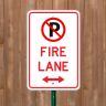 Fire Lane - Custom Parking Signs