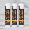 White Flavored Beeswax Lip Balm with One Imprint Color - Lip