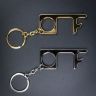 Touch Free Multi Functional Metal Keychains - Key Chain