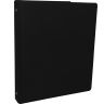 1 Inch Round 3-Ring Binder with Pockets_Black - Office