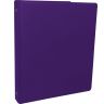 1 Inch Round 3-Ring Binder with Pockets_Purple - Office