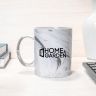 11oz Marble Coffee Mugs - Grey - Ceramic Mug
