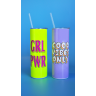 001Custom Printed Fluorescent Neon Stainless Steel Tumblers - Custom Printed Fluorescent Stainless Steel Tumblers