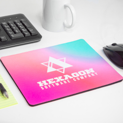 Custom Fluorescent Neon Custom Printed Large Mouse Pads