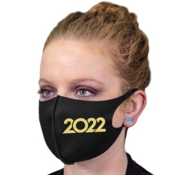 Custom Screen Printed Soft Fabric Reusable Face Masks