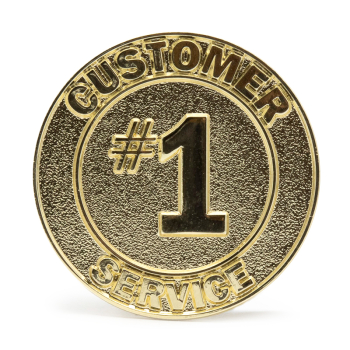 Customer Service 1 Stock Lapel Pins