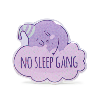 No Sleep Gang Stock Lapel Pins
