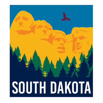South Dakota Stock Lapel Pins
