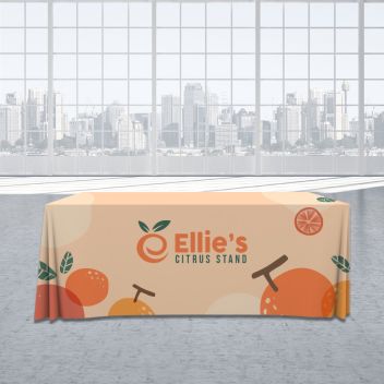 4FT Trade Show Table Cover - All Over Imprint