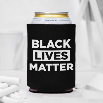 Black Lives Matter Stock Can Coolers