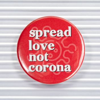 Spread Love Social Distancing Pin Buttons