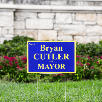 Custom 12" x 18" Yard Signs